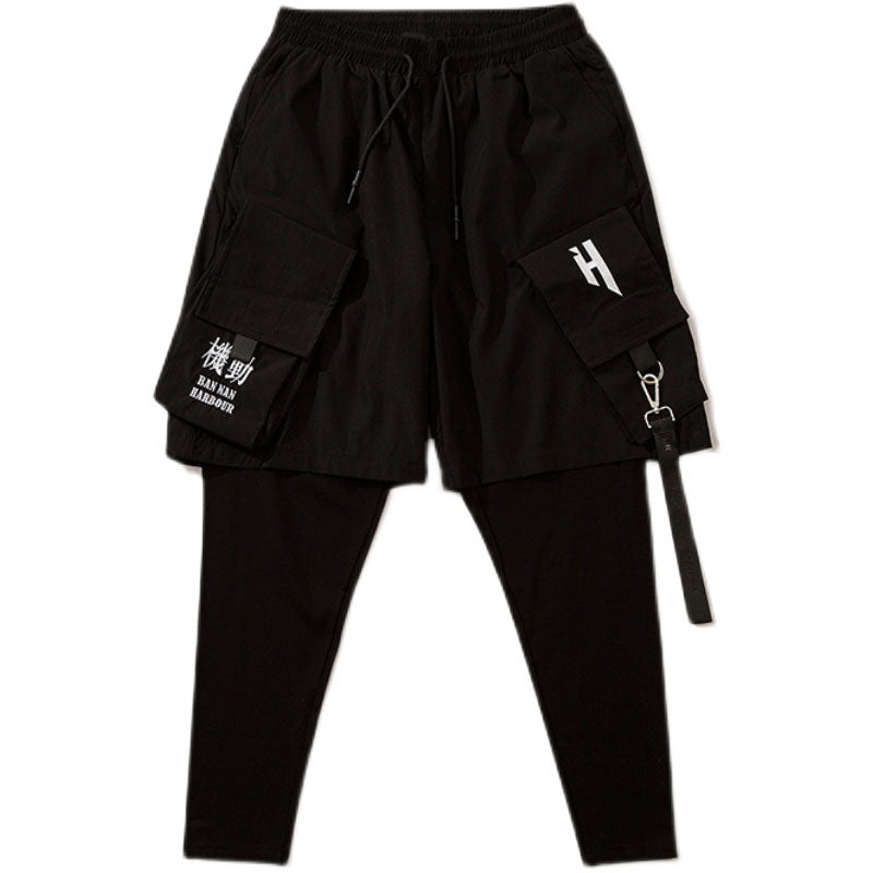 Fake-two Hiphop Sweatpants