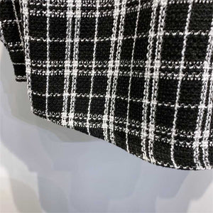 Plaid Weave Shirt Jacket