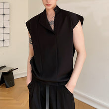 Load image into Gallery viewer, Sleeveless Stand Collar Vest
