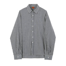 Load image into Gallery viewer, Vintage Loose Long Sleeve Striped Shirt
