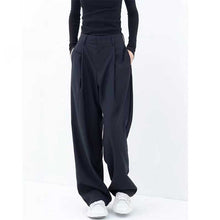 Load image into Gallery viewer, High Waist Drape Wide Leg Pants
