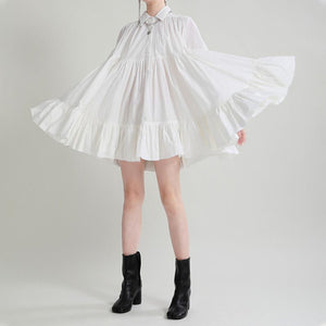 Big Swing A-line Shirt Doll Dress