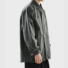 Load image into Gallery viewer, Loose Long Sleeve Cargo Shirt
