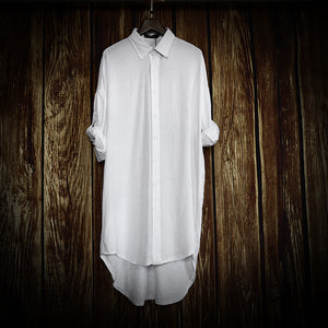 Swallowtail Mid Length Casual Shirt