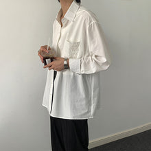 Load image into Gallery viewer, Pleated Pocket Solid Shirt
