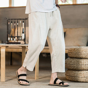 Men's Summer Linen Loose Casual Pants