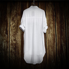 Load image into Gallery viewer, Swallowtail Mid Length Casual Shirt
