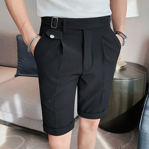 Thin Slim Straight British Shorts