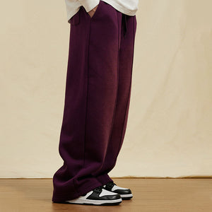 Washed Solid Gradient Trousers