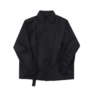 Irregular Structure Streamer Shirt