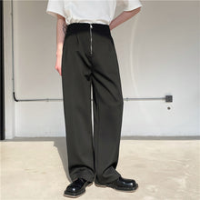 Load image into Gallery viewer, Loose Zip Casual Placket Trousers
