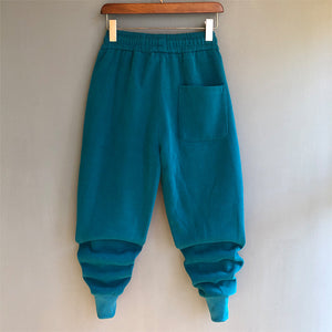 Slim Casual Solid Harem Lounge Pants