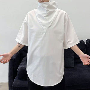 Summer Turtleneck Short-sleeved T-shirt