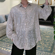 Load image into Gallery viewer, Long Sleeve Sequined Shirt
