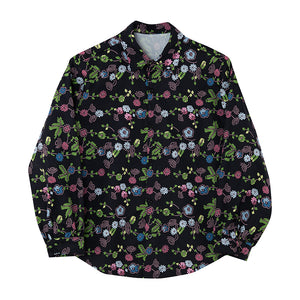 Hawaiian Vacation Long Sleeve Floral Shirt