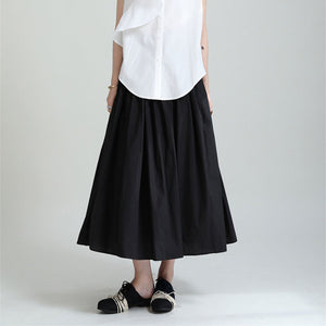 Puffy Multi-layered A-line Skirt