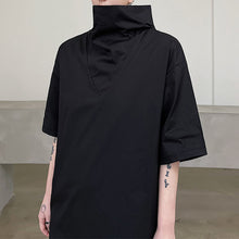 Load image into Gallery viewer, Summer Turtleneck Short-sleeved T-shirt
