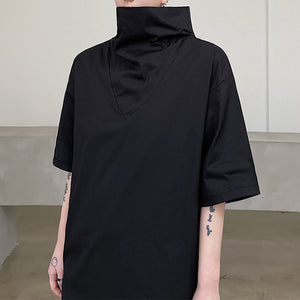 Summer Turtleneck Short-sleeved T-shirt