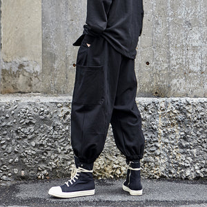 Japanese Dark Crotch Wide Leg Pants