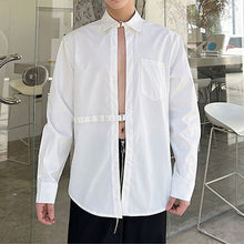 Load image into Gallery viewer, Metal Buckle Loose Adjustable Shirt
