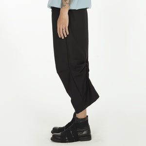 Loose Casual Cropped Pants