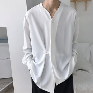 Lazy Drape Solid Shirt