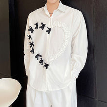 Load image into Gallery viewer, Bow Contrast Lace Shirt
