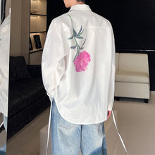 Load image into Gallery viewer, Rose Print Long Sleeve Shirt
