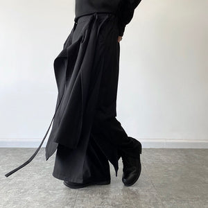 Irregular Layered Wide Leg Culottes