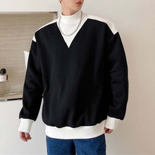 Load image into Gallery viewer, Fake Two Piece Stitching Half Turtleneck Sweater
