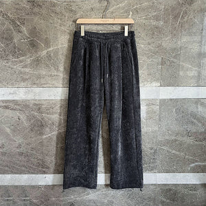 Corduroy Elastic Waist Trousers