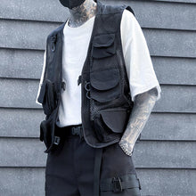 Load image into Gallery viewer, Techwear Dark Multi Pocket Casual Vest
