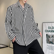 Load image into Gallery viewer, Pinstripe Lapel Shirt
