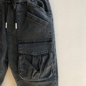 Summer Multi-pocket Skinny Stretch Harem Jeans