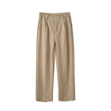 Load image into Gallery viewer, Draped Straight Casual Wide Leg Trousers
