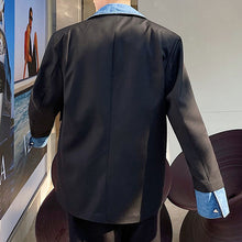 Load image into Gallery viewer, Denim Paneled Blazer
