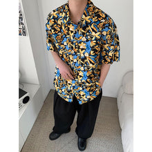 Load image into Gallery viewer, Hawaiian Vacation Floral Print Short Sleeve Shirt
