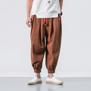 Cotton Linen Casual Pants