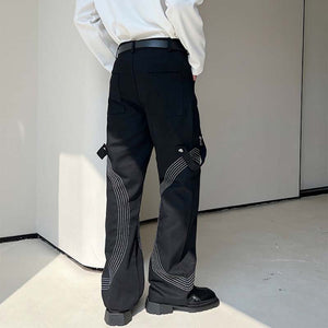 Geometry Line Embroidery Lounge Pants