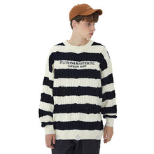 Load image into Gallery viewer, Chunky Striped Sweater Knit Top
