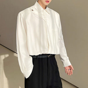 Long Sleeve Asymmetric Shirt