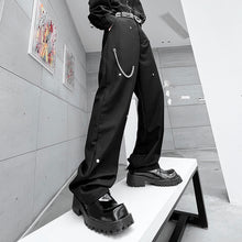 Load image into Gallery viewer, Straight Loose Metal Chain Lounge Pants
