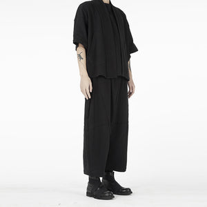 loose Panel Cropped Trousers