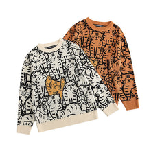 Load image into Gallery viewer, Tiger Knit Pullover Sweater
