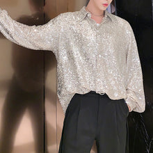 Load image into Gallery viewer, Long Sleeve Sequined Shirt
