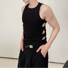 Load image into Gallery viewer, Side Cutout Crew Neck Vest
