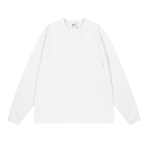 Cotton Basic Crew Neck Long Sleeve T-Shirt