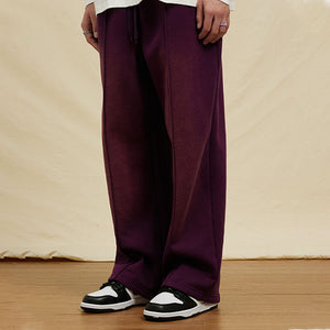 Washed Solid Gradient Trousers