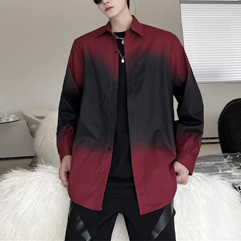 Gradient Long Sleeve Shirt