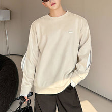 Load image into Gallery viewer, Fake Two Piece Sleeves Slit Loose Sweatshirt
